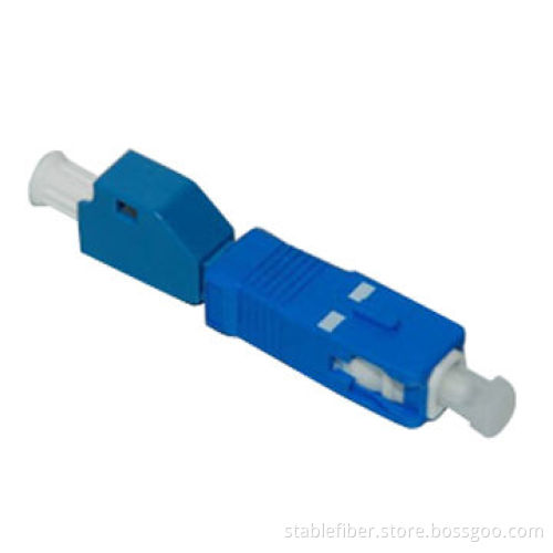 SC Male to LC Female Fiber-optic Hybrid Adapter